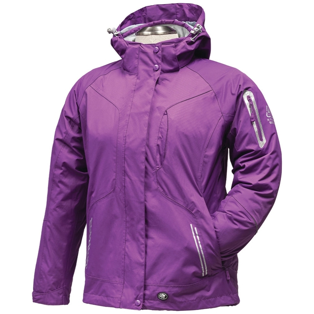 WETSKINS Victoria Rain  Hooded Jacket Purple   Sz S  EUC